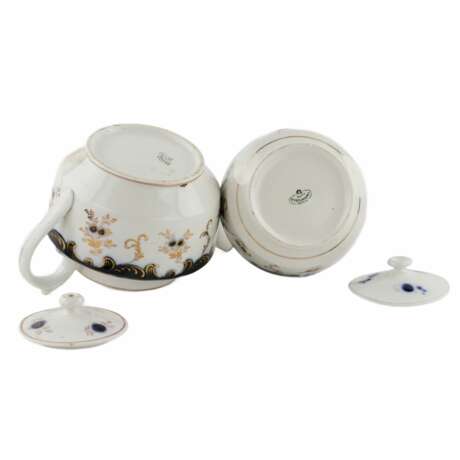 Kuznetsov`s tea porcelain service. Riga mid-19th century. Porcelain Eclecticism Mid-19th century - photo 4