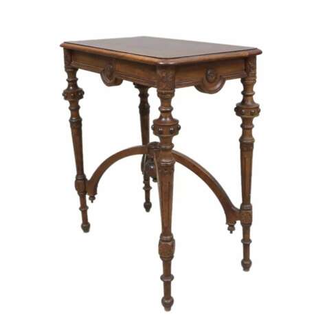 Napoleon III style walnut coffee table. Walnut Napoleon III Late 19th century - photo 3