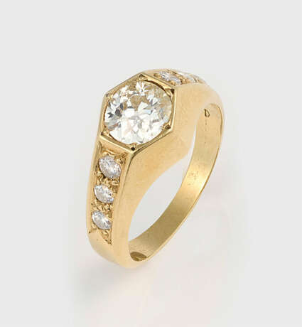 Herren-Diamant-Bandring - photo 1