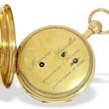 Taschenuhr: einzigartige und äußerst seltene Genfer Taschenuhr mit Repetition und Musikspielwerk, Schweiz um 1820 - фото 3