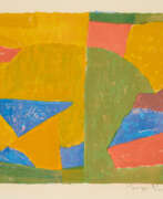 Serge Poliakoff. Komposition in Gelb, Grün, Blau und Rot