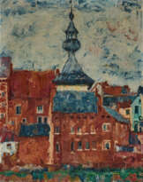 Stadtansicht mit Kirchturm