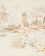 Oskar Kokoschka. House of Parliament I (Aus: London from the River Thames)