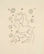 Henri Matisse. Vierge et Enfant sur fond de fleurs et d'étoiles