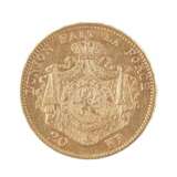 Pi&egrave;ce d`or de 20 francs Leopold II Roi de Belgique. 1874 Gold 19th century - Foto 3