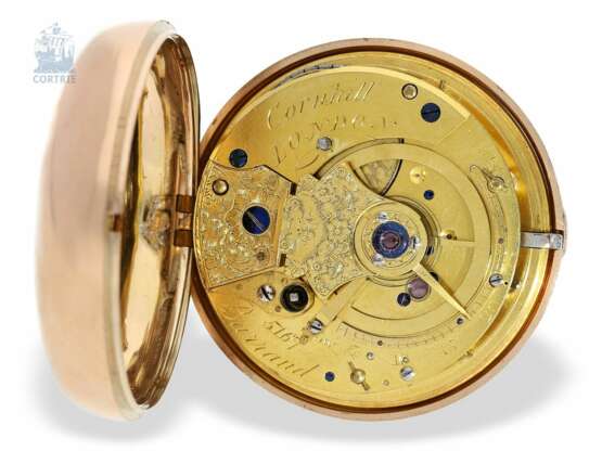 Taschenuhr: bedeutendes und hochinteressantes englisches Paircase Taschenchronometer, Barraud's London No.5167, London 1803 - фото 2