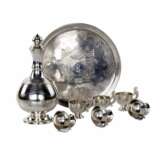 Elegant silver vodka set in the neo-Russian style workshop S.M. Ikonnikov. Silver 84 Gilding 19th century - photo 2