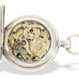 Taschenuhr: Hochfeines, großes Taschenchronometer mit sphärischer Spirale, signiert Girard & Comp. London, ca.1860 - photo 2
