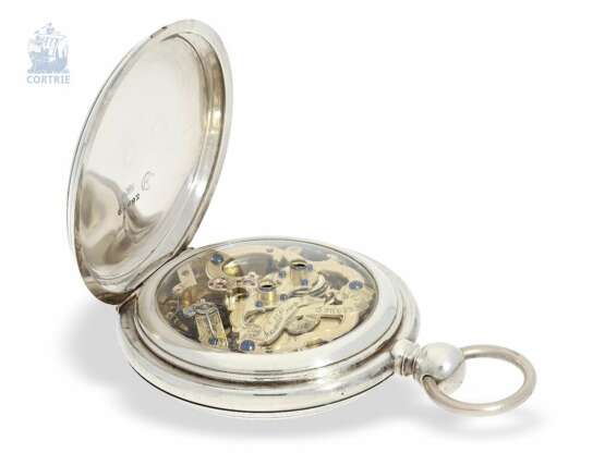 Taschenuhr: Hochfeines, großes Taschenchronometer mit sphärischer Spirale, signiert Girard & Comp. London, ca.1860 - фото 3