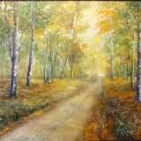 “Gold autumn” Canvas Oil paint Landscape painting 2019 - photo 1