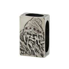 Silver match holder, made in the Russian Art Nouveau style, with the image of a goblin. 