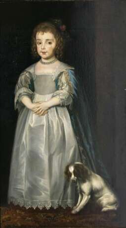 Paar Gegenstücke: Charles II. und seine Schwester Mary als Kinder - photo 3