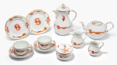 Meissen, Kaffe/Teeservice "Roter Drache"