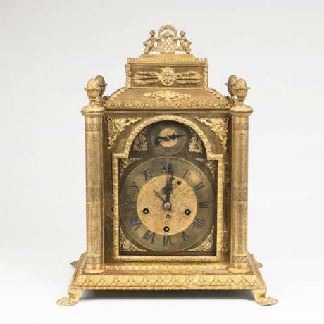 Große englische Bracket Clock - Foto 1