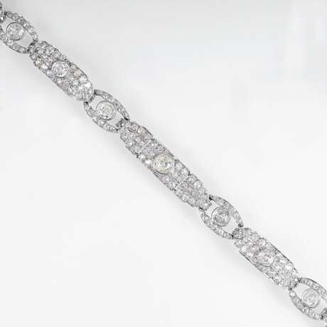 Hochkarätiges Art-déco Armband mit Altschliffdiamanten - Foto 1