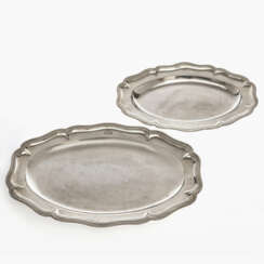 Two oval platters