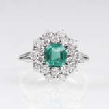Feiner Smaragd-Brillant-Ring - Foto 1