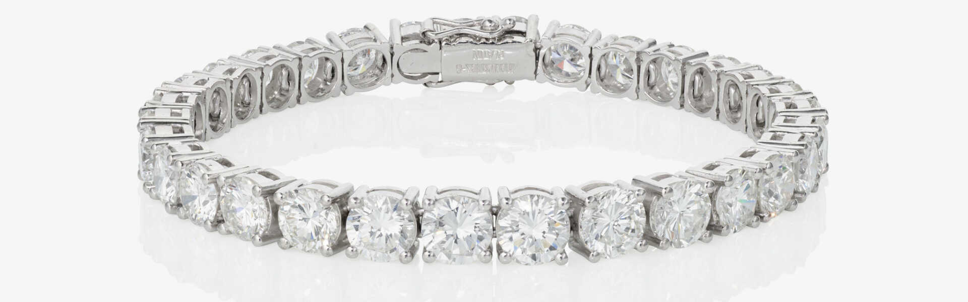 A Rivière bracelet "Modellstück" with brilliant-cut diamonds