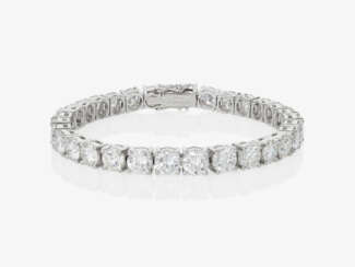 A Rivière bracelet "Modellstück" with brilliant-cut diamonds