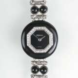 Schmuck-Armbanduhr mit Onyx und Diamanten von Juwelier Wilm - Foto 1