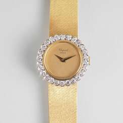 Damen-Armbanduhr mit fein-weißem Brillant-Besatz