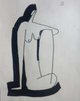 A sitting nude A sitting nude