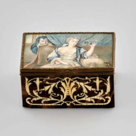 Box with erotic scene. 19th century Bone 19th century - photo 3