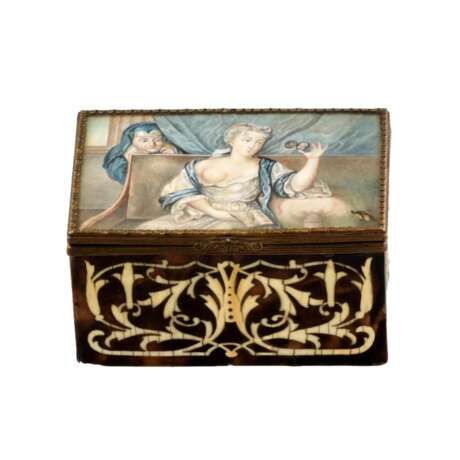 Box with erotic scene. 19th century Bone 19th century - photo 4