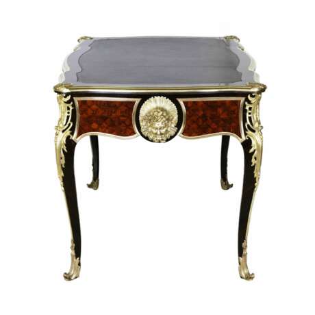 Magnifique table en bois et bronze dore de style Louis XV. Bois naturel 19th century - photo 6