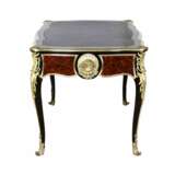 Magnificent writing desk in wood and gilded bronze Louis XV style. Wood 19th century - photo 6