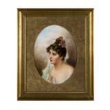 Porcelain plaque. Russia. Porcelain 20th century - photo 1