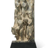 A GREY SCHIST RELIEF WITH MUSICIANS - photo 1