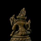 A SMALL BRONZE FIGURE OF PADMAPANI - photo 4