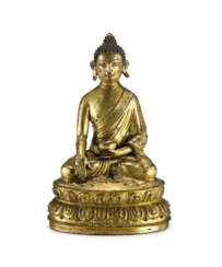 A GILT-BRONZE FIGURE OF AMITABHA