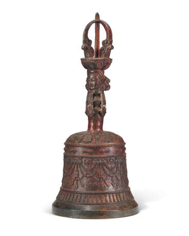 A LARGE BRONZE GHANTA - photo 3