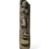 A SANDSTONE FIGURE OF AN APSARA - photo 1