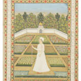 AN ILLUSTRATION FROM THE POLIER ALBUM: A RAJA IN A GARDEN - фото 1