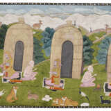 A PAINTING FROM A KIRATA ARJUNA SERIES: AN ASCETIC VISITS ARJUNA - photo 2