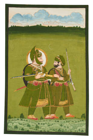 A PAINTING OF MAHARANA JAWAN SINGH (R. 1821-1838) - Foto 1