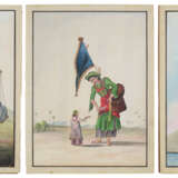 A GROUP OF THREE WATERCOLORS DEPICTING TRADESPEOPLE - photo 1