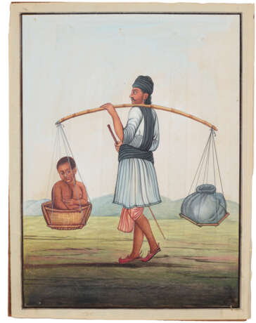 A GROUP OF THREE WATERCOLORS DEPICTING TRADESPEOPLE - фото 4