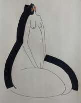 A sitting nude A sitting nude