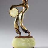 Bronze Figur "Tanzende mit Tamburin", - photo 1