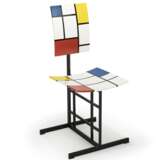 Stuhl im Stile der Malerei von Piet Mondrian - photo 1