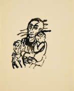 Bernhard Heisig. Untitled (Vater mit Kindern)