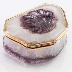 Feine Faberge Amethystdose