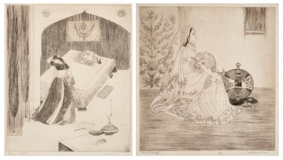 ABDUR RAHMAN CHUGHTAI (1894-1975) - Foto 1