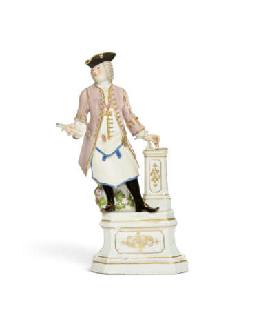 A MEISSEN PORCELAIN FIGURE OF A FREEMASON - фото 1