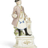 A MEISSEN PORCELAIN FIGURE OF A FREEMASON - фото 2