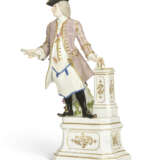 A MEISSEN PORCELAIN FIGURE OF A FREEMASON - фото 3